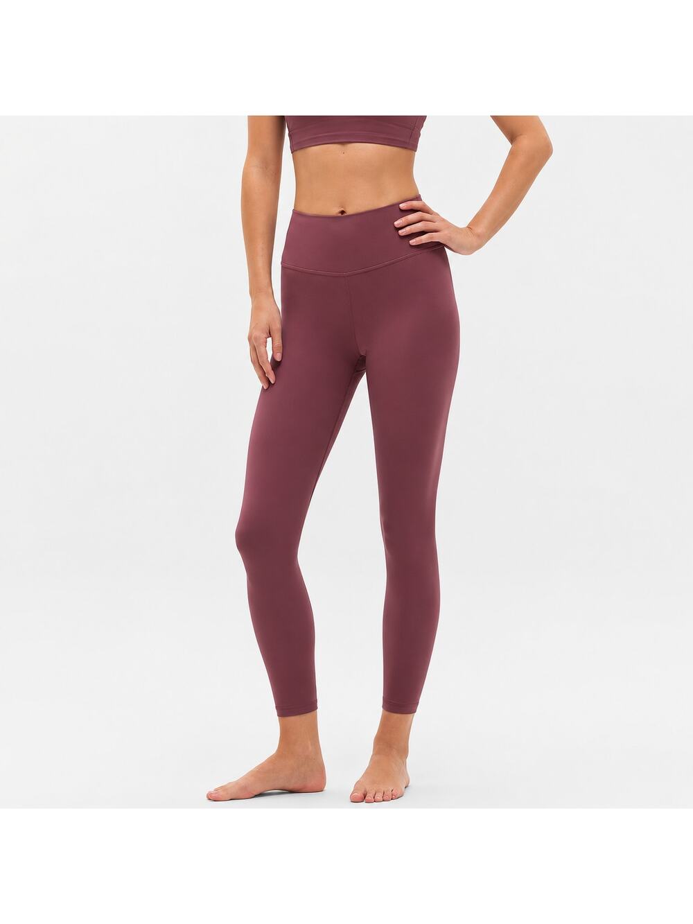 Athleta Leggings Transcend 7/8 High Rise Tawny Rose Mauve Size Small